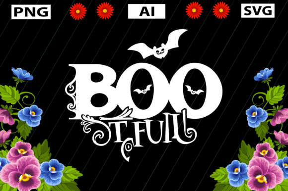 Boo-Tiful-1: A Halloween Graphic Asset for Creative Designers