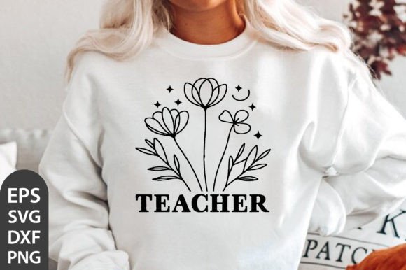 Teacher Flower SVG: A Versatile Graphic Design Asset for Content Creators