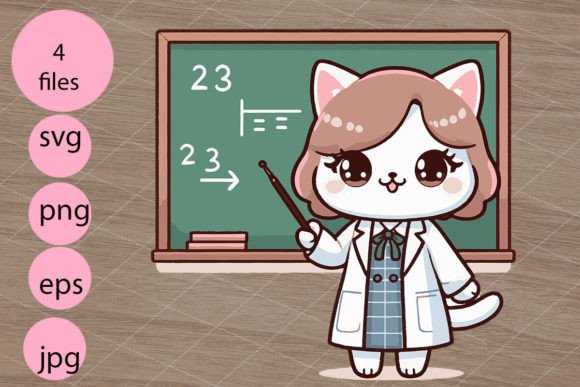 Teacher SVG and PNG Graphics for Content Creators