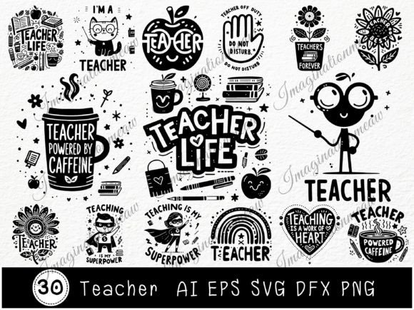 Teacher SVG Bundle – A Must-Have Graphic Design Asset for Handmade Creators